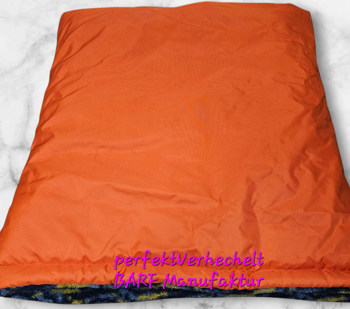 SCHNARCHSACK by perfektVerhechelt Orange / Blau-Grau