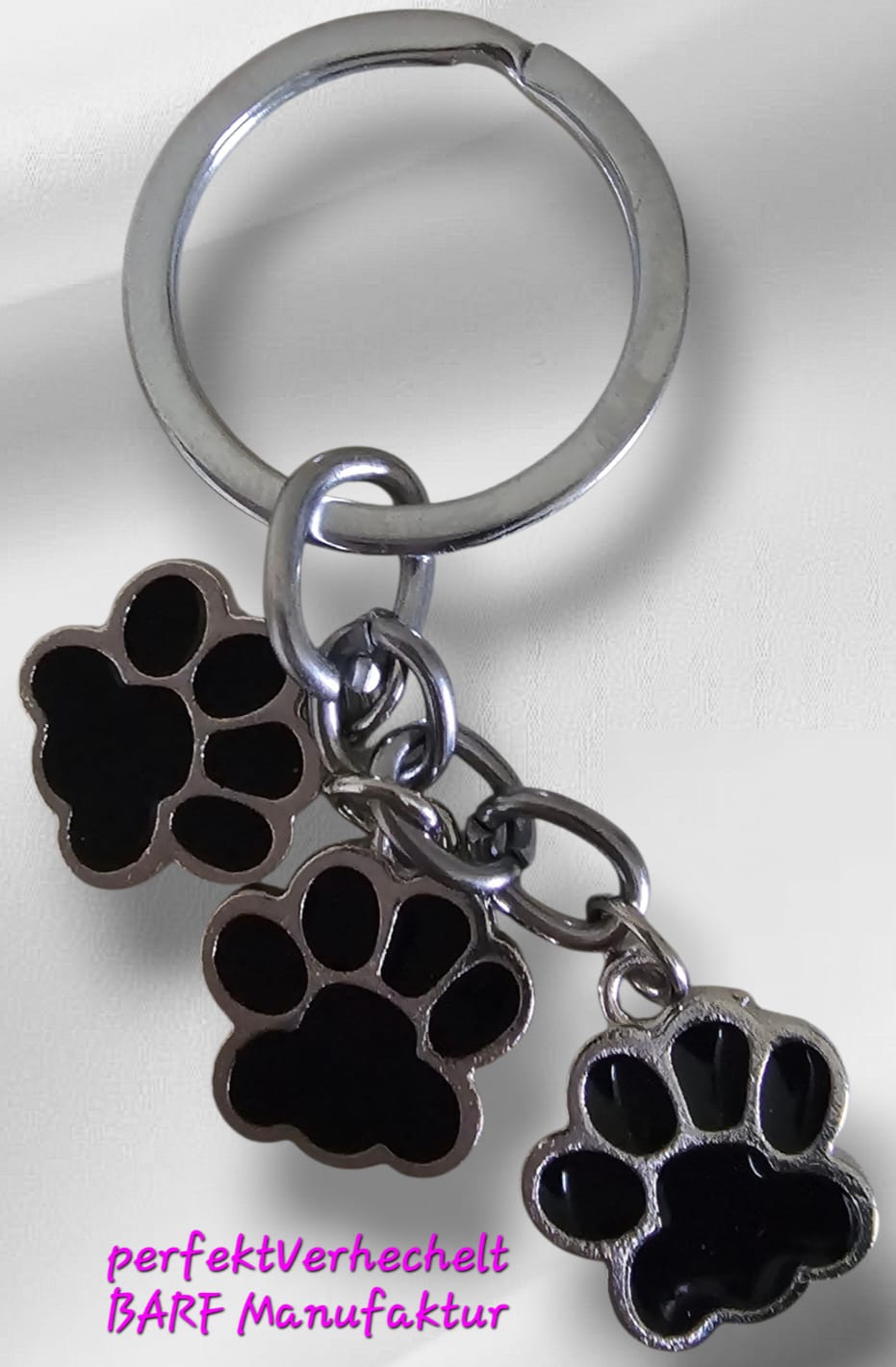 Hundepfote Schlüsselanhänger