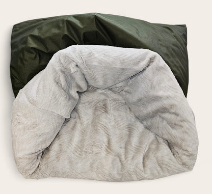 SCHNARCHSACK by perfektVerhechelt Khaki / Ecru