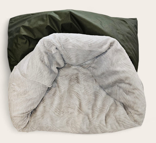 SCHNARCHSACK by perfektVerhechelt Khaki / Ecru
